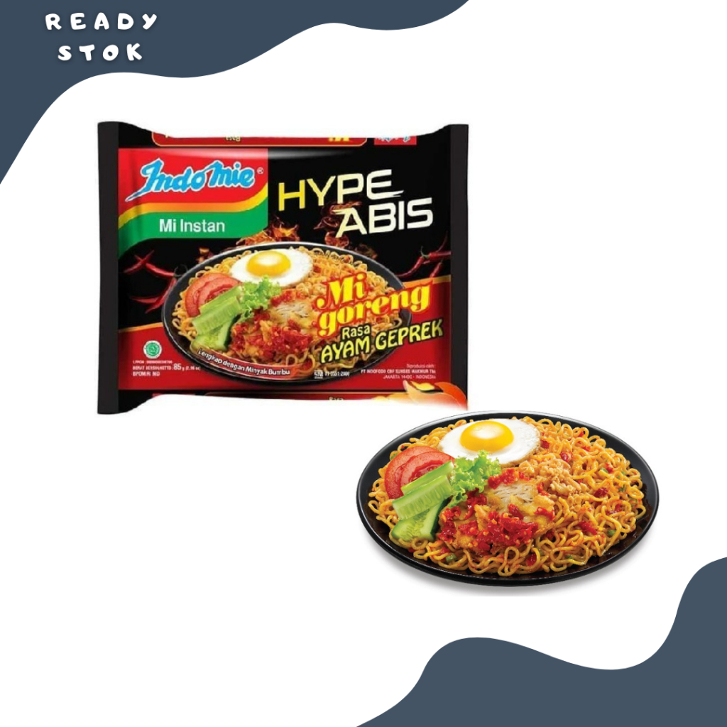 

INDOMIE MIE GORENG RASA AYAM GEPREK 85 GR