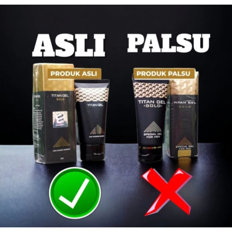 Titan gel gold asli Original pria tahan Lama