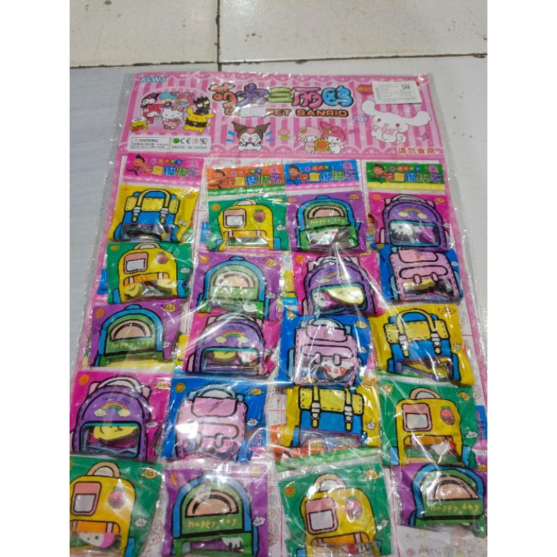 

PENGHAPUS SANDRIO LEMBAR ISI 20 PCS