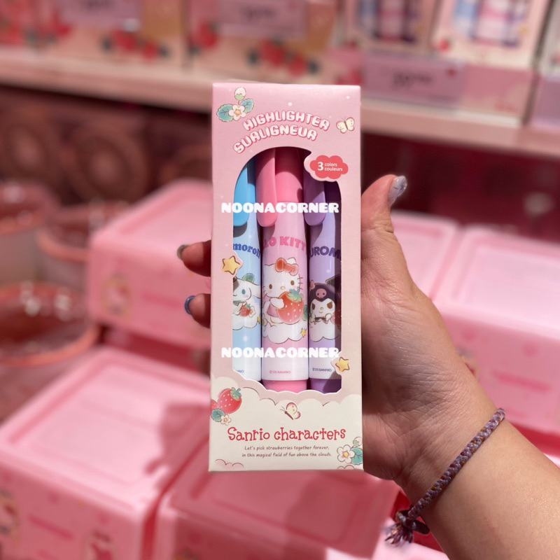 

Miniso x Sanrio Highlighter / Stabilo Set 3 pcs Sanrio
