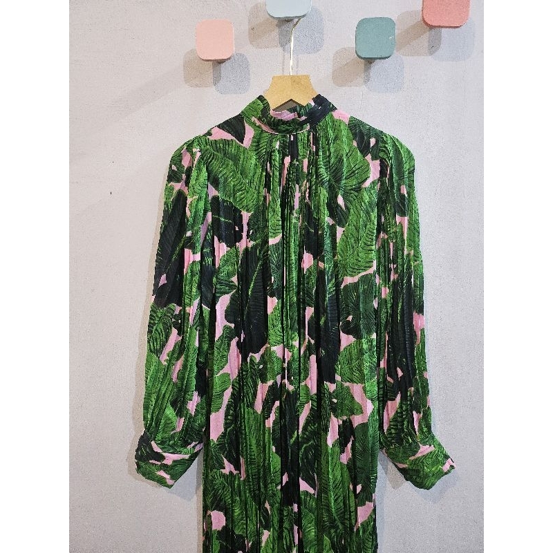 dress flower plisket premium BKK