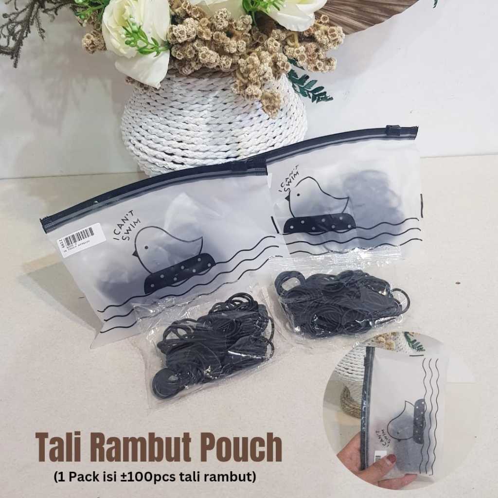 Pouch TaliRambut -  Ikat Rambut - Isi @100pcs