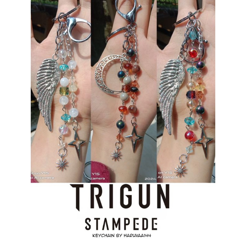 TRIGUN STAMPEDE KEYCHAIN—Ganci Trigun Stampede