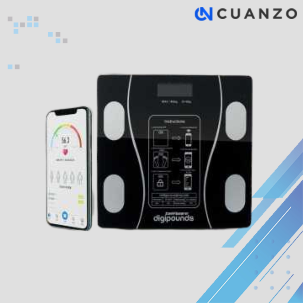 Digipounds Timbangan Badan Digital Scale Temperature 180kg / Timbangan Elektric Lemak Badan Tubuh Ot