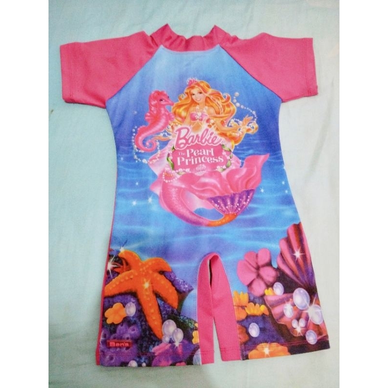 preloved baju renang motif barbie