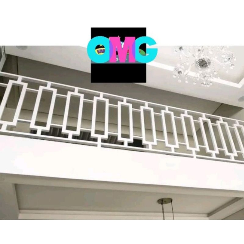 PAGAR BALKON MINIMALIS GANDENG