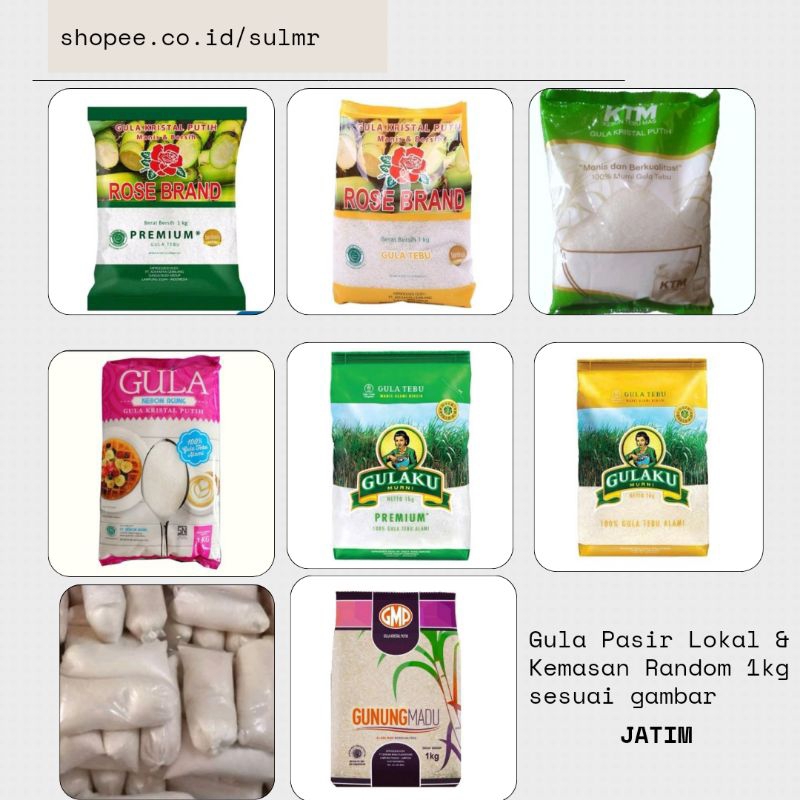 

Gula Pasir @1kg jatim