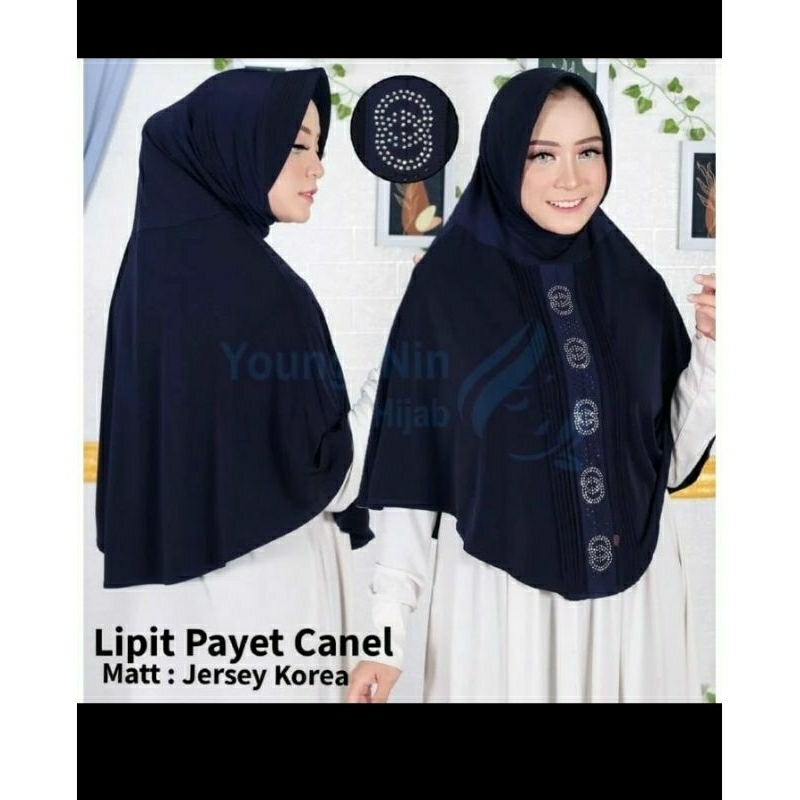 KERUDUNG PAYET/Bergo instan payet/KERUDUNG LIMPIT PAYER/HIJAB PAYET JERSEY KOREA