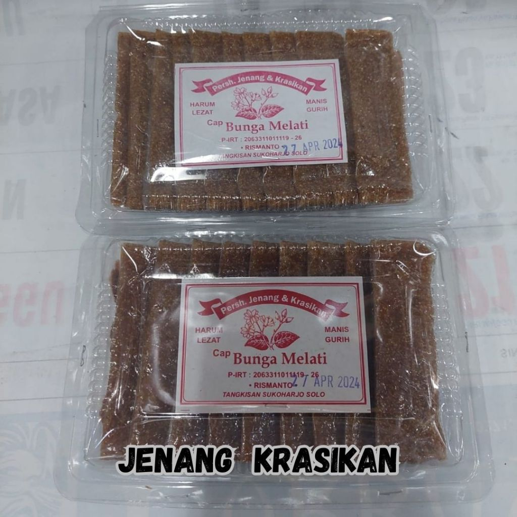 

Jenang Rasikan Krasikan Enak Manis Lembut Kualitas Terbaik Baru Fresh Oleh Oleh Khas Solo COD - 200 Gram