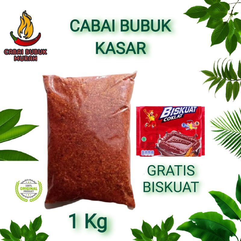 

CABAI BUBUK MURAH GILING KASAR GRATIS BISKUAT