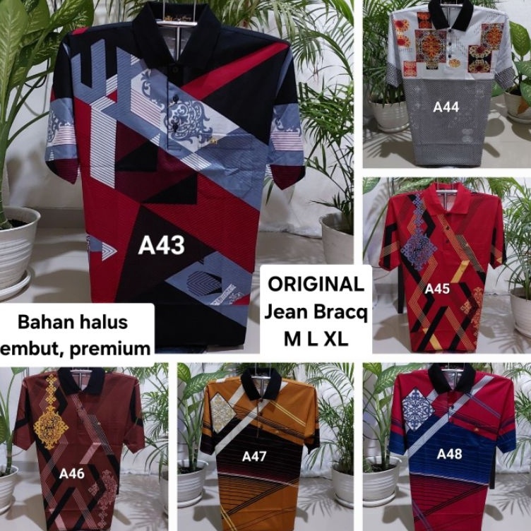 Ready Jean Bracq Original M L XL Katun Import  Kaos Jeans Bracq  Kaos Jean Brocq