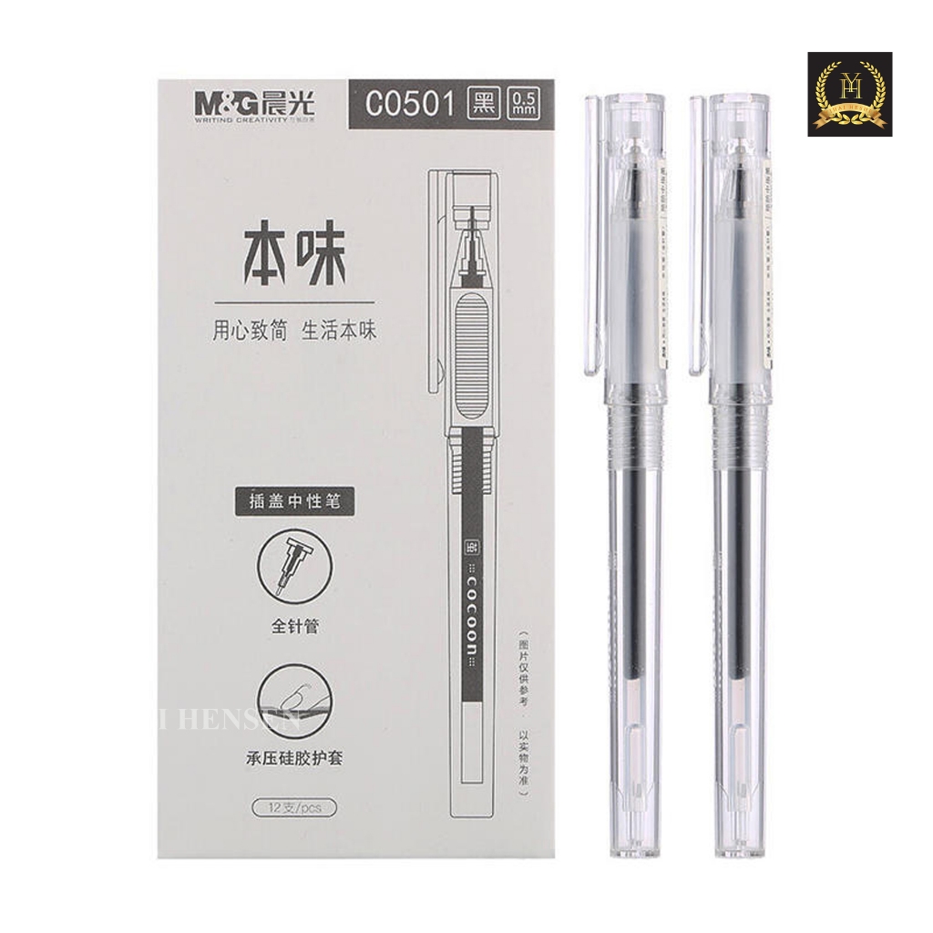 

[Y&H] Gel Pen M&G C0501 Tinta Hitam 0.5 mm -YH4019