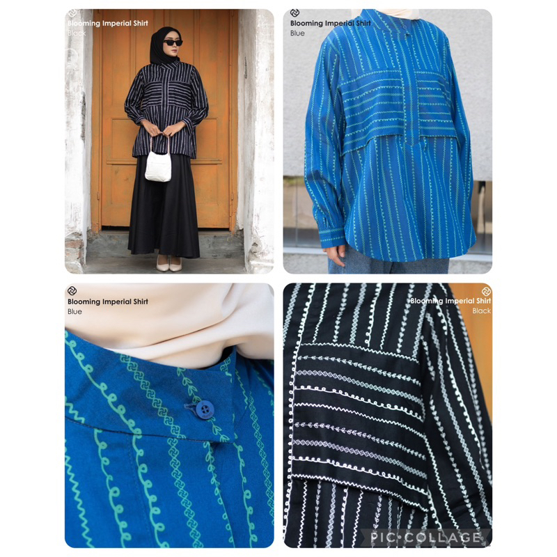 Deenay Blooming Imperial Shirt - Atasan Deenay Terbaru