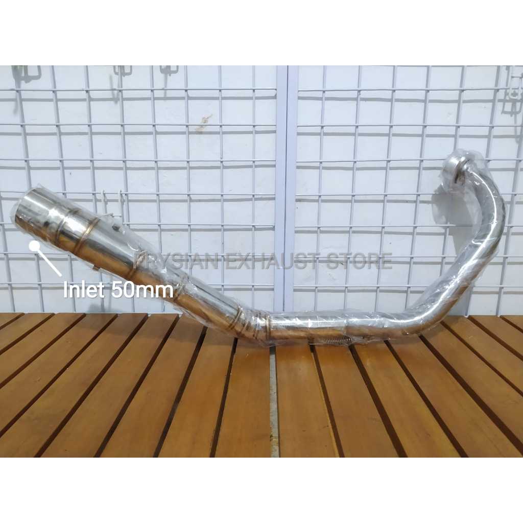 Pipa Header Leher Knalpot Road Race Roadrace Pnp Jupiter Mx 135 150 King Vixion New Old Satria Fu Ka