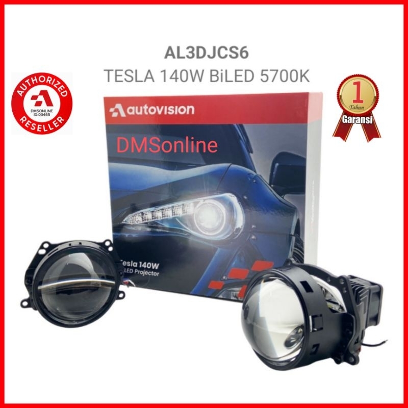 Led Projector Biled Tesla 3" 140W Autovision Mobil Universal Retrofit