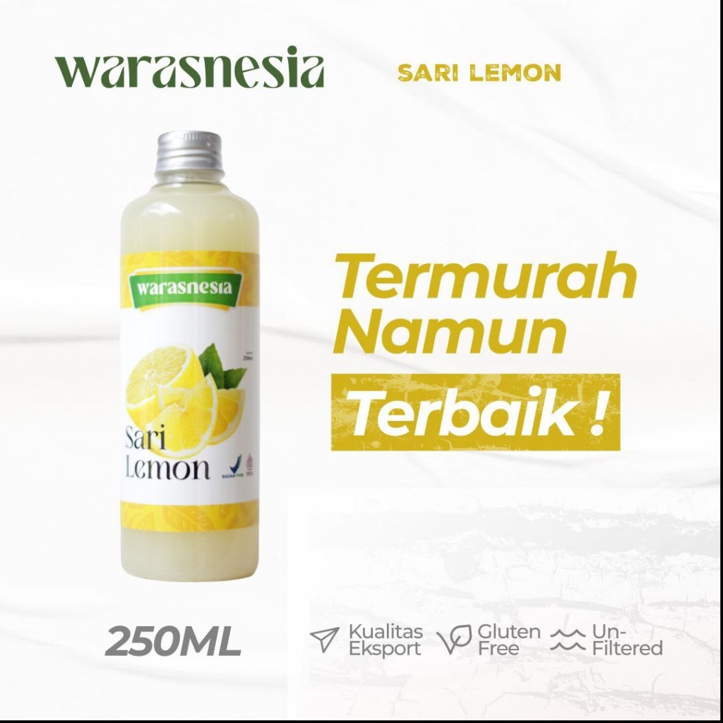 

Sari lemon 250 ml asli 100% perasan lemon fresh warasnesia untuk diet dan kecantikan lemon segar