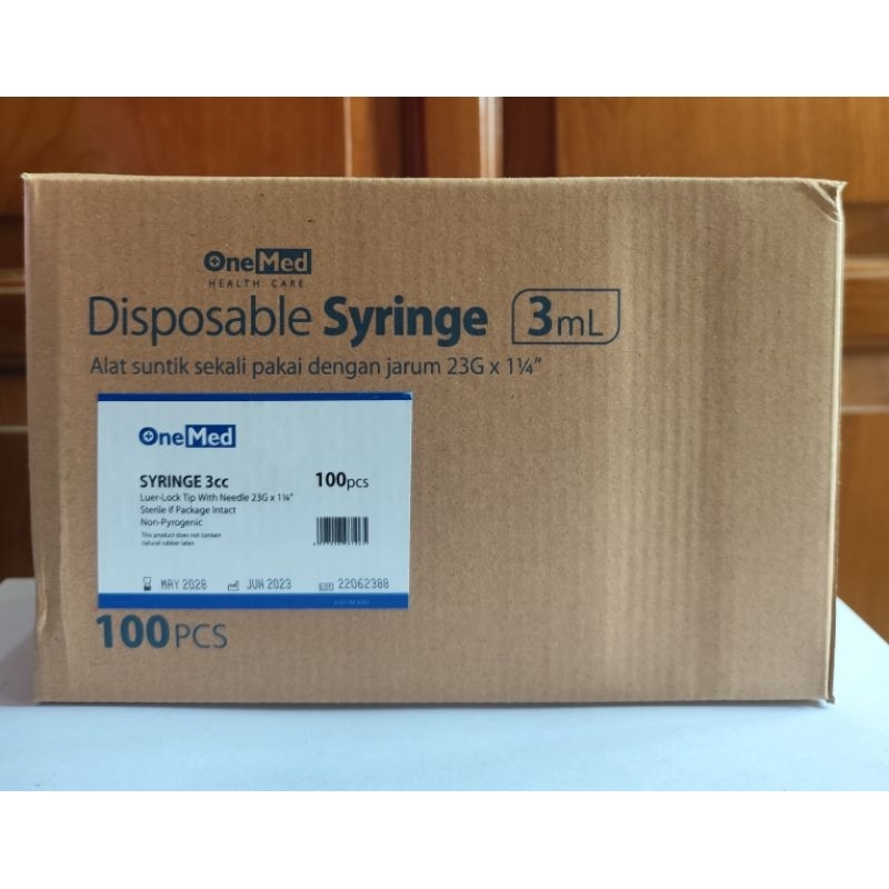 Spuit 3 cc Jarum Suntik 3 cc Syringe 3 cc Needle 23G