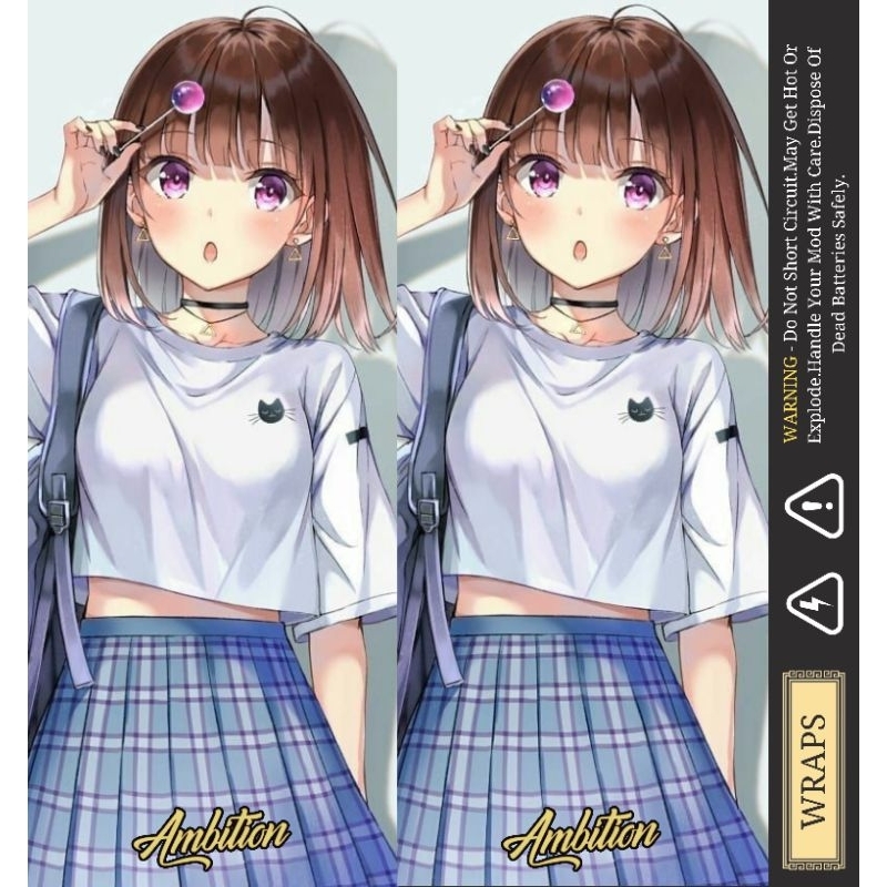 

AMBITIONSTORE - Stiker Skin Wrap Baterai 18650 Ambitilon V11 Original Series - Pelindung dan Penghias Baterai 18650 Untuk Segala Merek Baterai