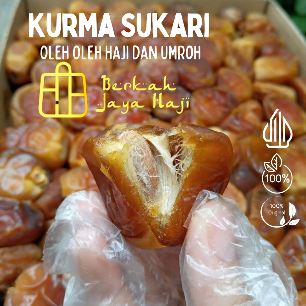 

Kurma Raja Sukari Premium Asli Sukkari 100% / PREMIUM SUKARI ALQOSSIM ORIGINAL 100%