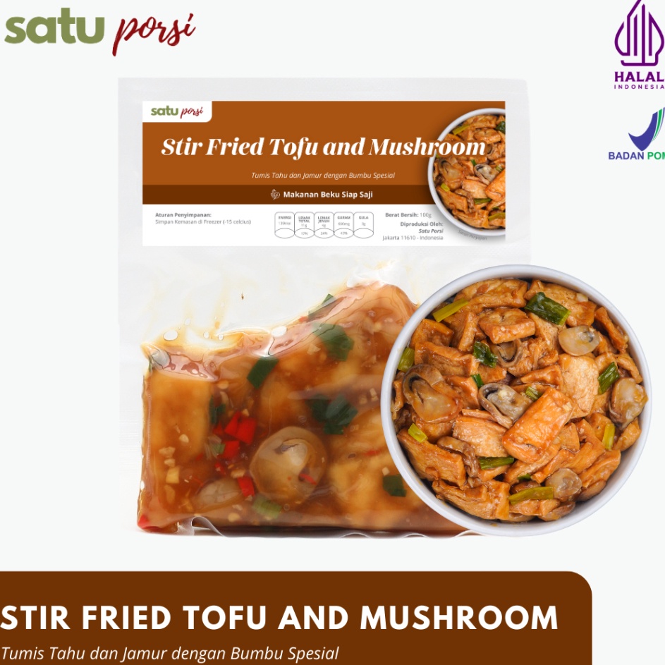 

99 BRANDS FESTIVAL Satu Porsi Stir Fried Tofu and Mushroom