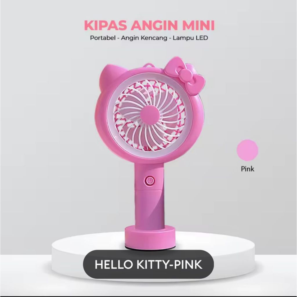 Kipas Angin Mini & Lampu LED / Mini Fan LED