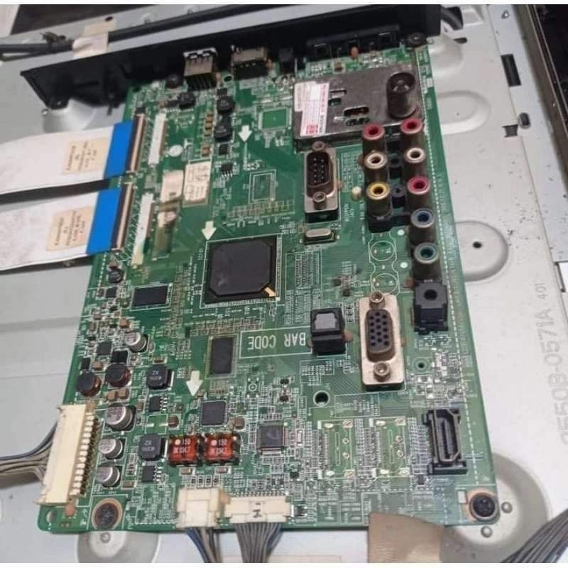 MB/MESIN/MAIN BOARD TV LED LG 32LD450 FLEXSIBEL/LVDS 2