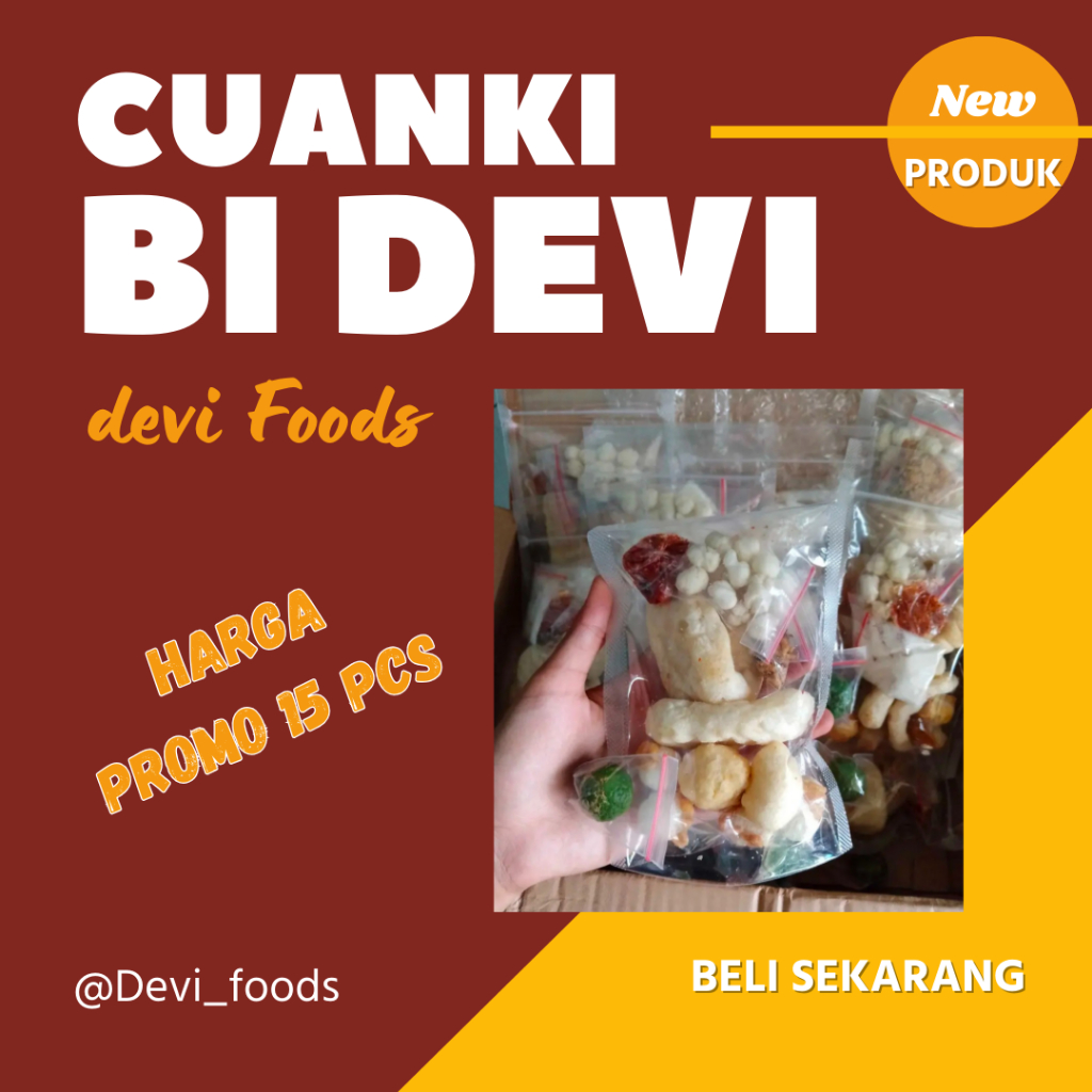 

(New Produk) CUANKI INSTAN 15 BKS PAKET HEMAT