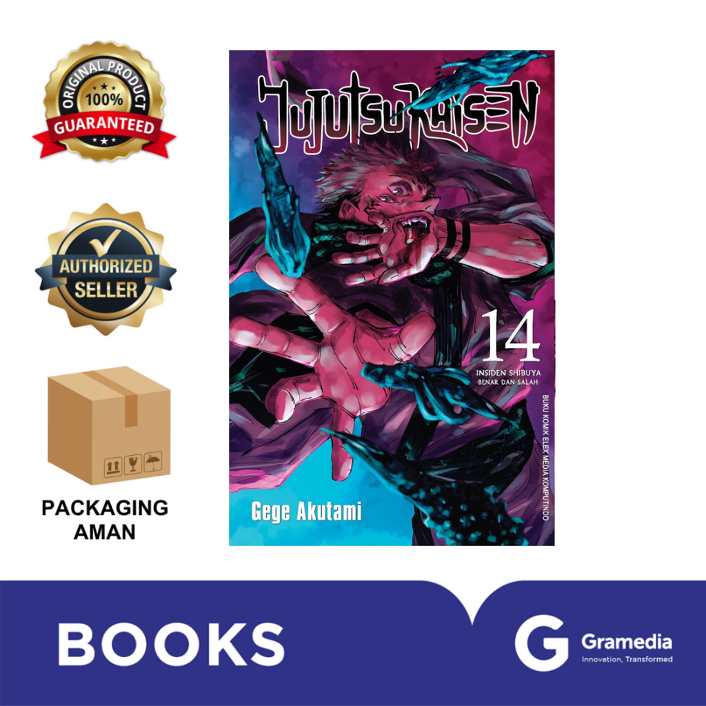 Gramedia Bintaro -   Jujutsu Kaisen 14