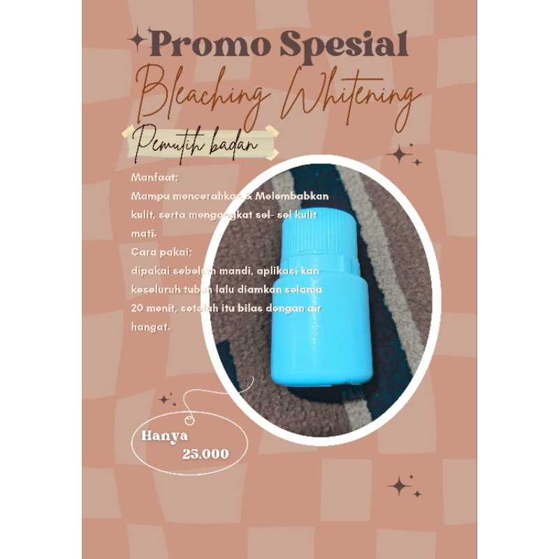 Bleaching Pemutih Badan Whitening Nh Beauty Murah