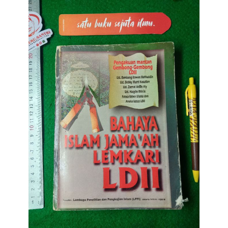 Buku Lawas Langka: Bahaya Islam Jamaah - Lemkari - LDII by LPPI.