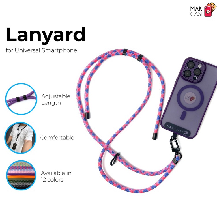

Stock Terkini Makicase Tali Lanyard Japan Premium Anti Pegal