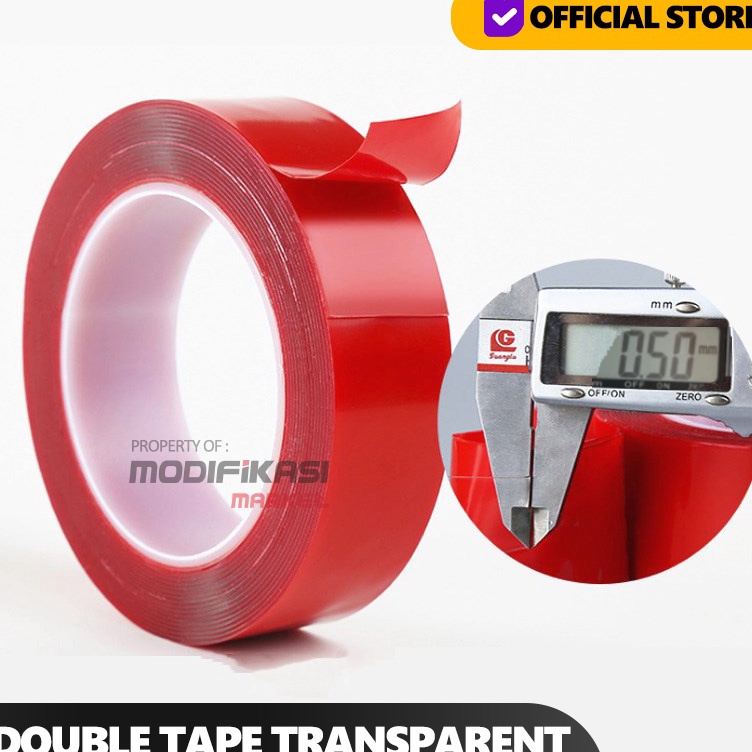

Stock Baru DOUBLE TAPE PEREKAT 3M BENING TRANSPARAN VHB 25MM X 45 METER HIGH QUALITY