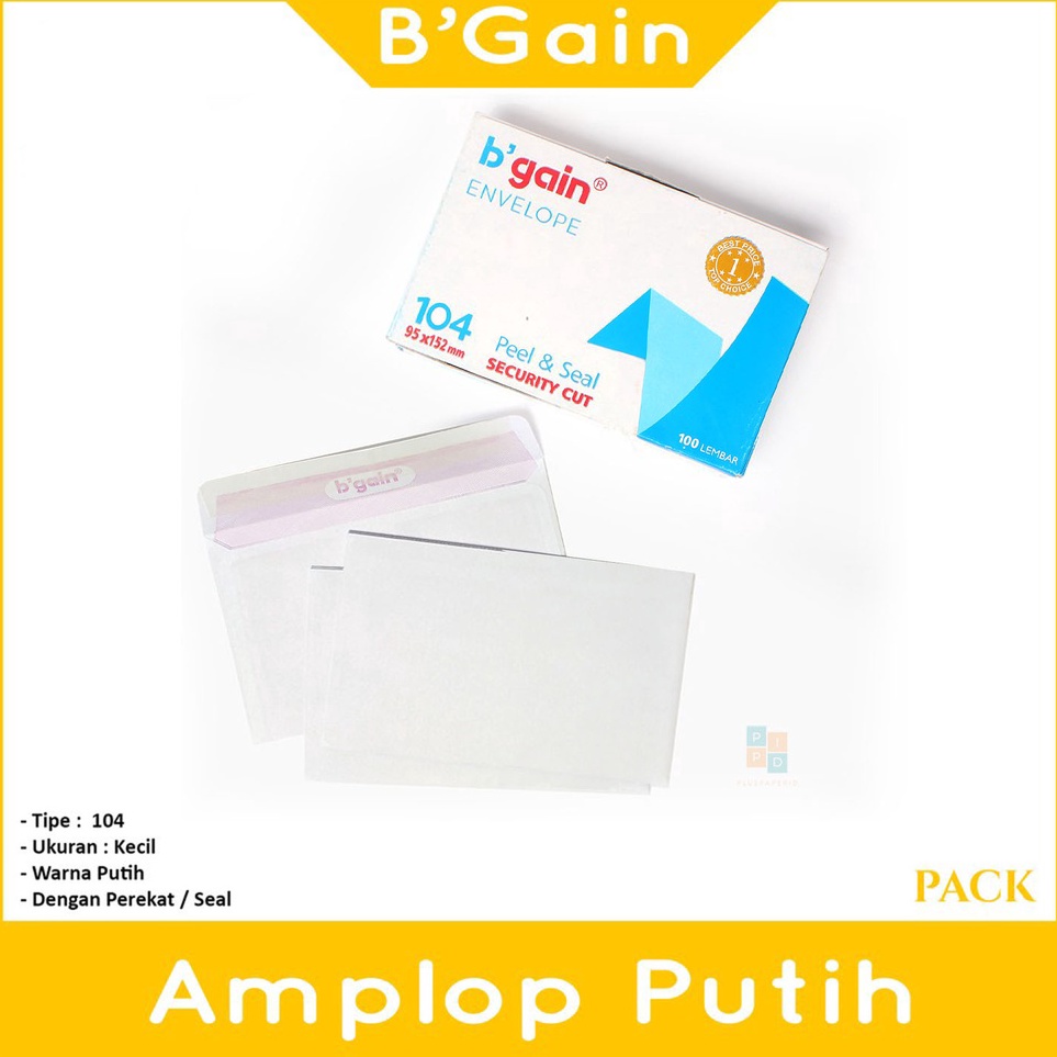 

Harga Terupdate BGAIN Amplop Putih Ukuran 14 PACK