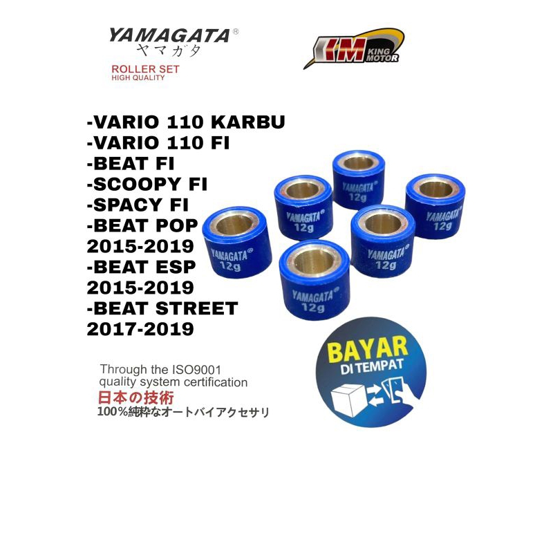 Roller Racing Yamagata Vario 110 Beat Fi Beat Esp Scoopy Fi Spacy Fi Vario 110 Fi 7gram - 15gram 1Se