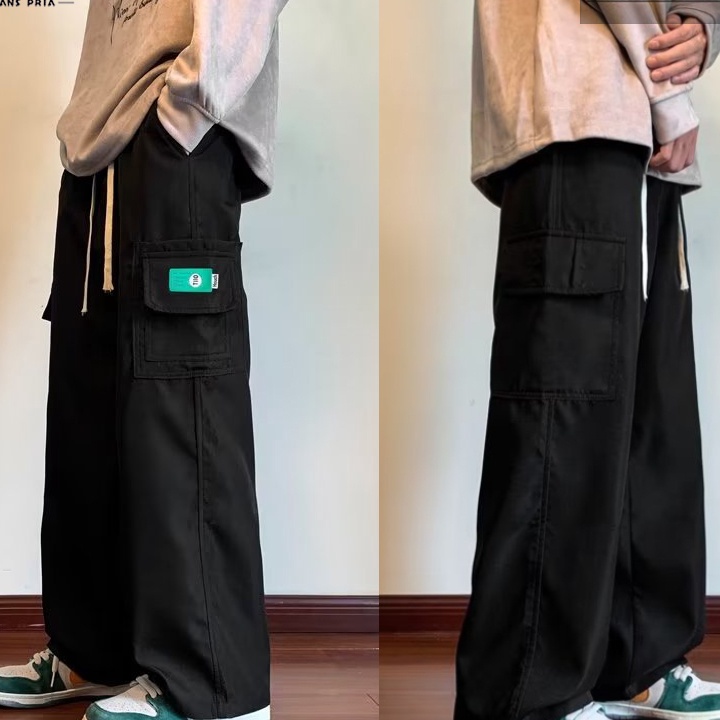 Dijamin Ori Celana cargo panjang celana cargo panjang pria oversize Celana panjang pria cargo pria C