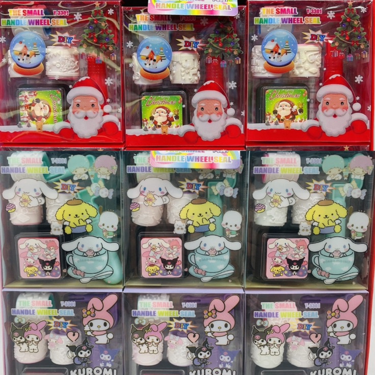 

Produk Trending diy chrismas roll ink stamp sanrio stemple cap sanrio cap natal