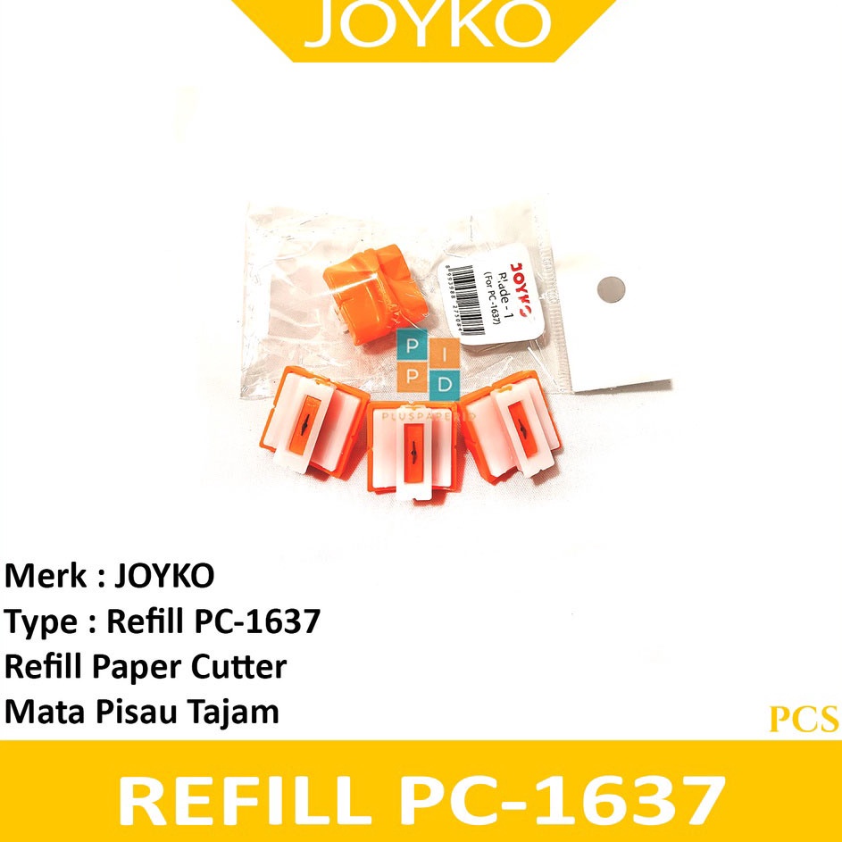 

Dapatkan Hari Ini JOYKO Refill l Blade Paper Cutter PC1637 Pcs