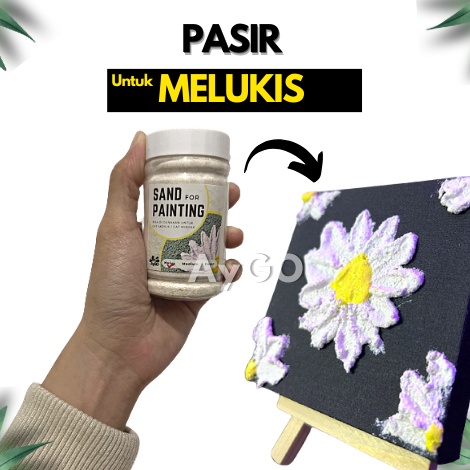 

Dapatkan Hari Ini PASIR UNTUK MELUKIS SAND FOR PAINTING Pasir campuran Cat Coarse Texture Acrylic Paint