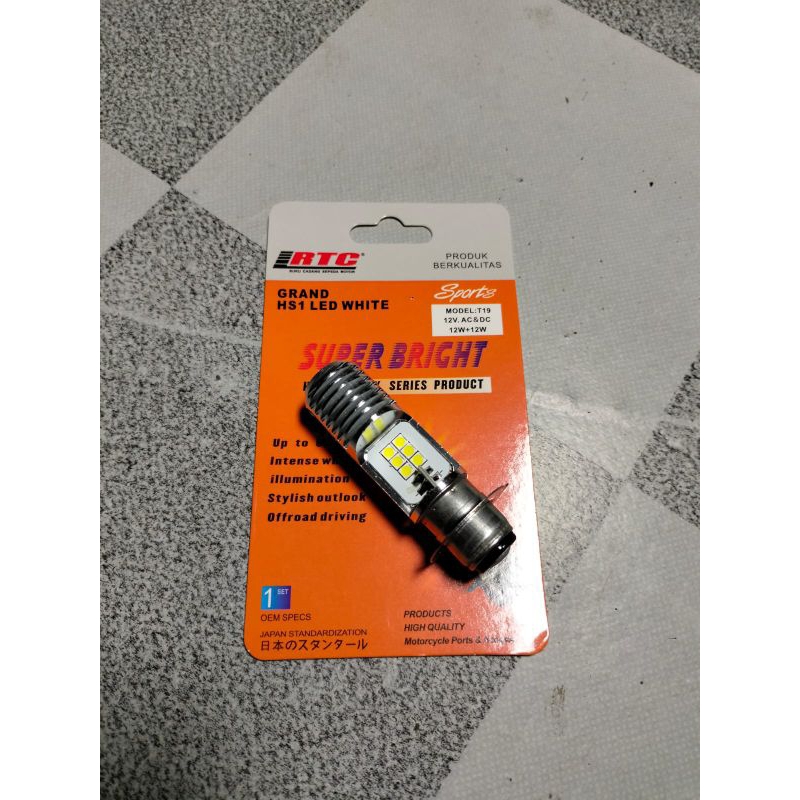 LED RTC lampu LED motor bebek metik lampu LED motor beat Vario Supra x Revo Blade smash Shogun