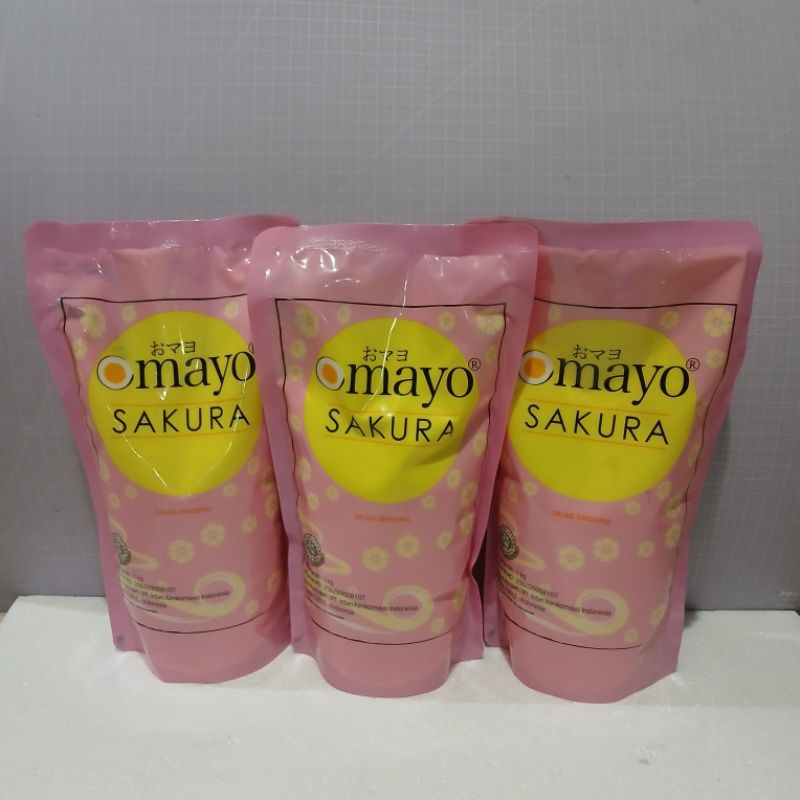 

OMAYO MAYONAISE SAKURA 1 KG HALAL RASA ORIGINAL MAYONAISE