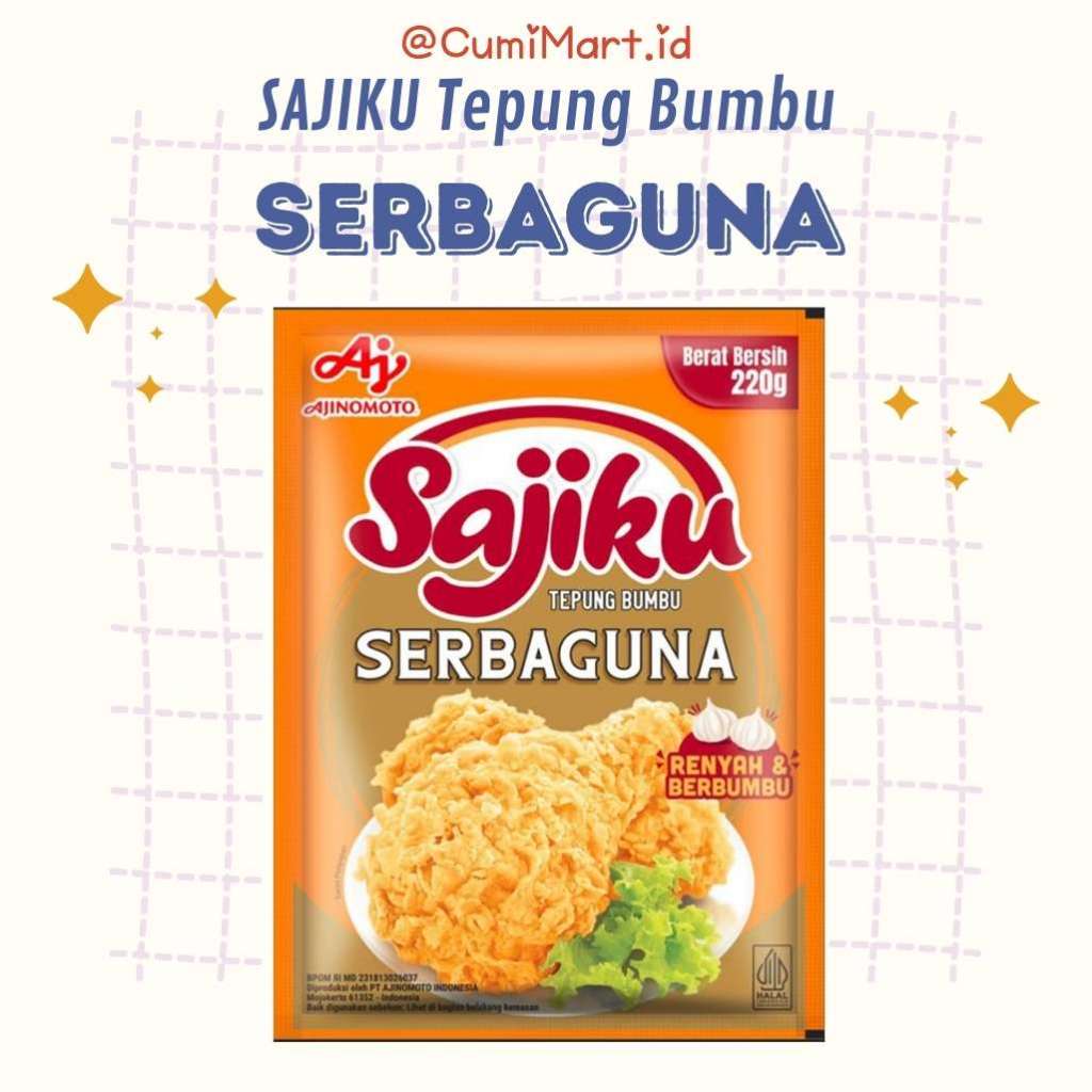 

Tepung Bumbu Serbaguna Sajiku