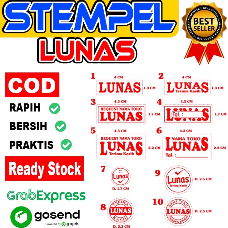 

Murah Terkeren STEMPEL LUNAS