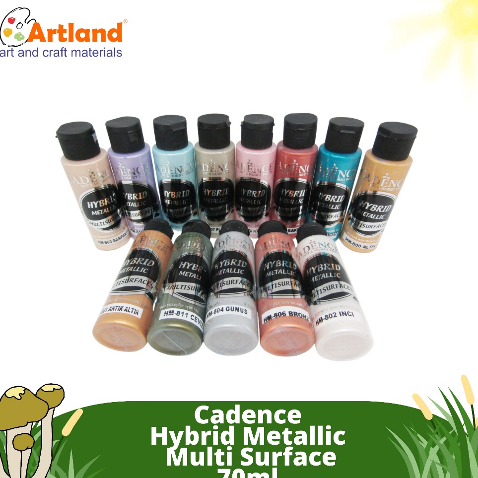

Pasti Ada Cadence Hybrid Metallic Acrylic Paint Multi Surface 7ml