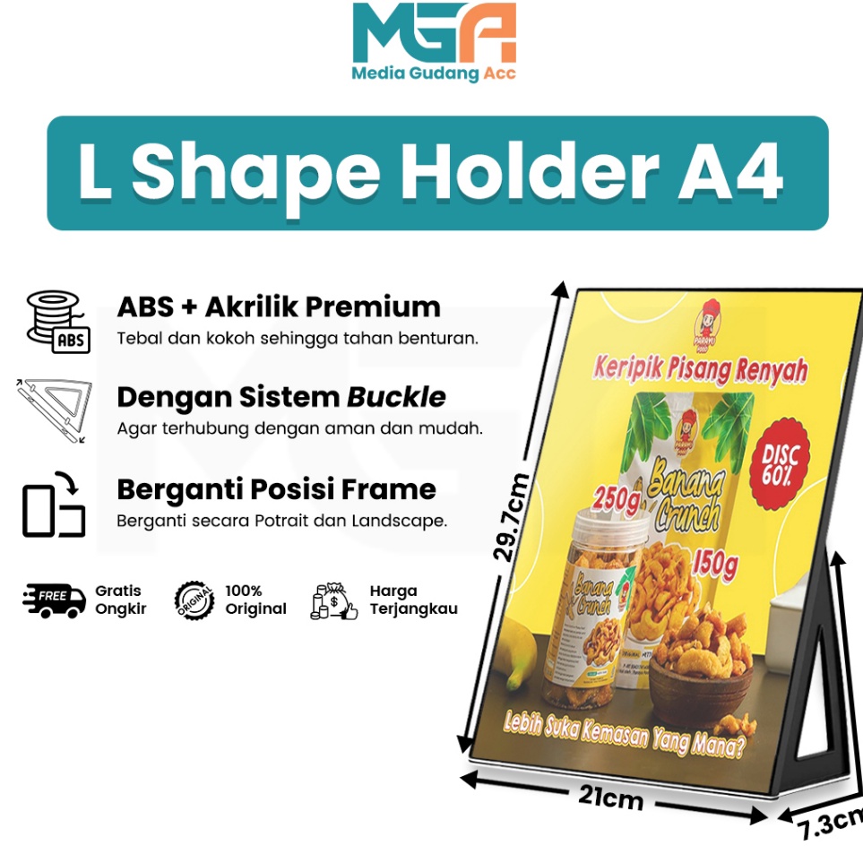 

Best Product UHOOTEMPAT BROSUR AKRILIK L A4 TENT HOLDER ACRYLIC TENT CARD DISPLAY