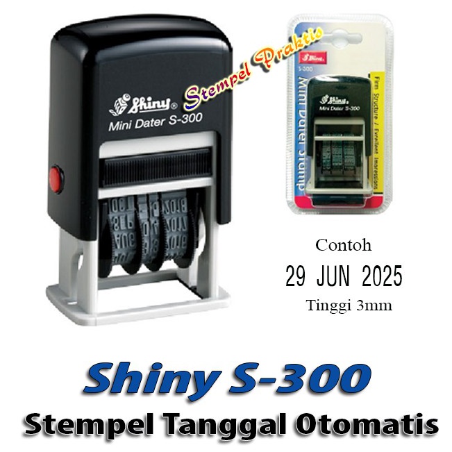

Garansi Pemesanan Stempel Tanggal Otomatis 3mm Shiny S3 SelfInking