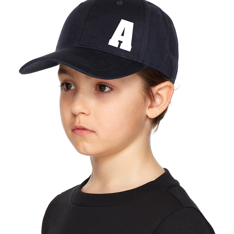 Penjualan TerbaikCOD Topi Anak Inisial Topi Baseball Anak Huruf A B C D E F G H I J K L M N O P Q R 