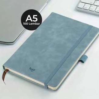 

Baru Bermanfaat TC ATK TaffHOME Buku Catatan Harian Notebook with Strap Ledger Pen Holder LXY133