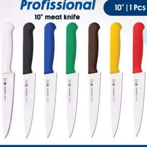 Penjualan Terbanyak TRAMONTINA Pisau Dapur Daging 25 cm 1 inch Meat Profissional NSF