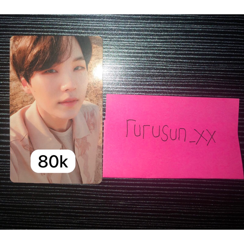 

SUGA PHOTOCARD OFFICIAL