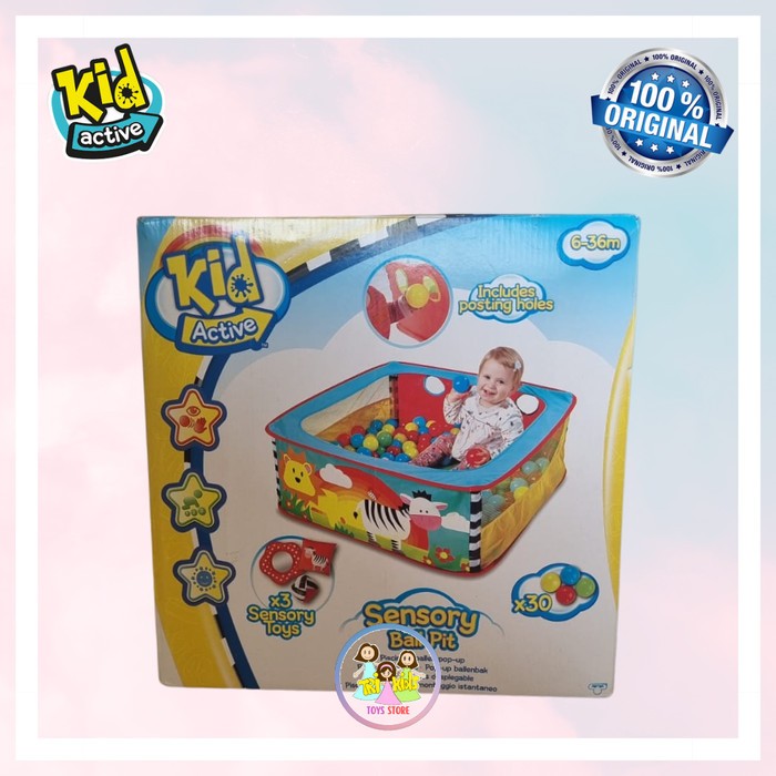 MOOSEKidActiviteSensoryBallPitWhit30BallOriginal-KolamMandiBola